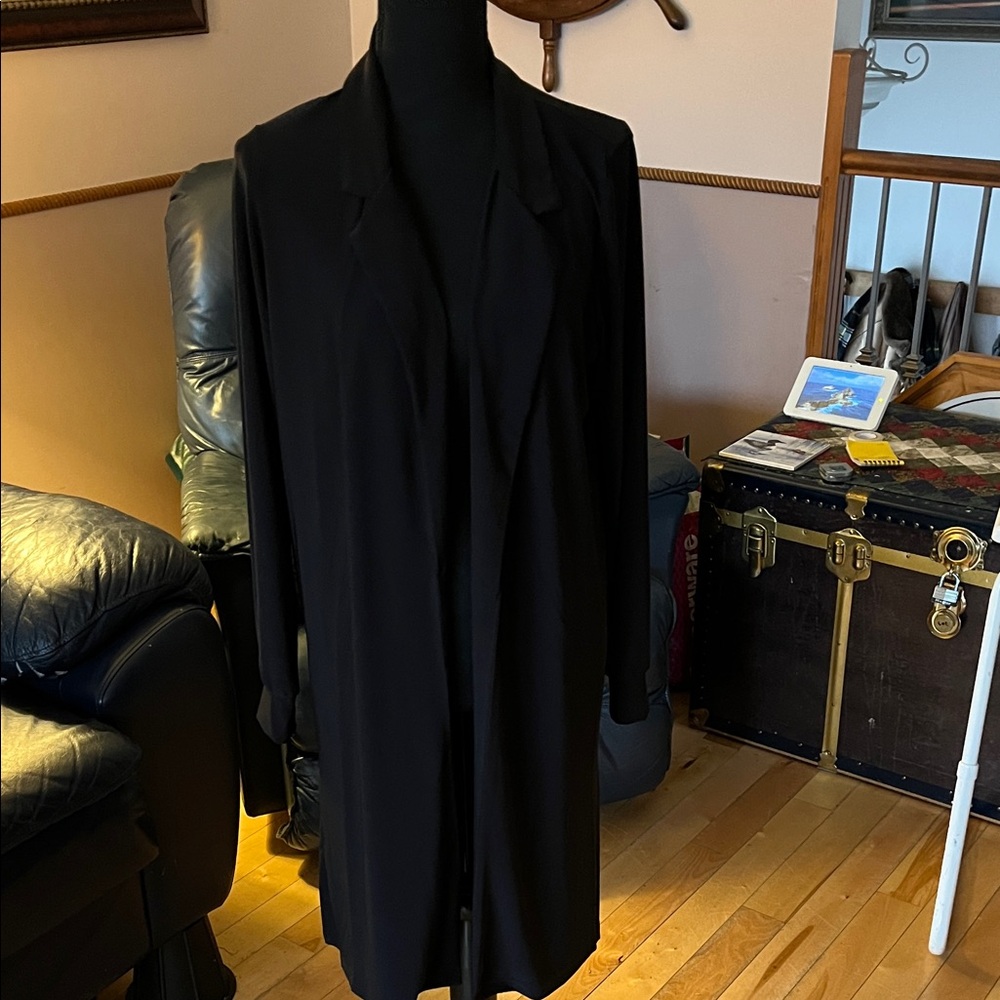 “Wrapper” brand Black dress Coat for Women